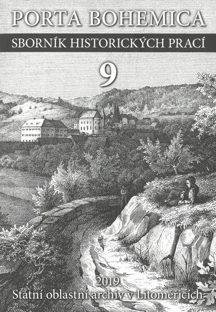 Obal publikace Porta Bohemica číslo 9, Pohled na Žitenice